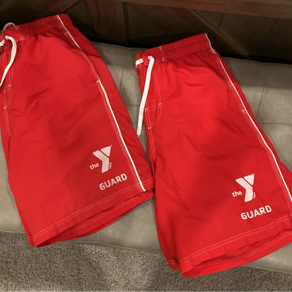 Red Lifeguard Shorts